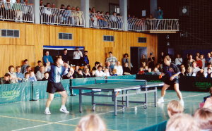 Tischtennis-Turnier in der Sporthalle Himbergen